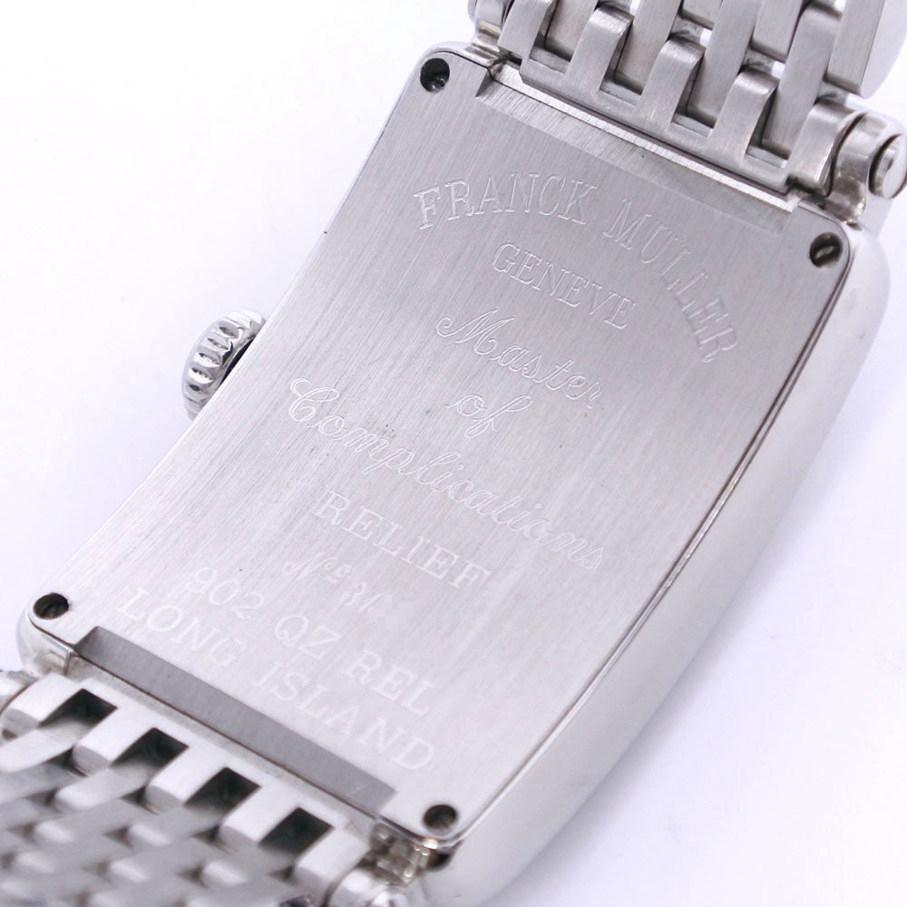 FRANCK MULLER Watches Quartz 902QZ Stainless Steel Silver Long Island Silver dial Women Used Authentic