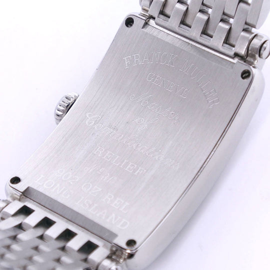 FRANCK MULLER Watches Quartz 902QZ Stainless Steel Silver Long Island Silver dial Women Used Authentic
