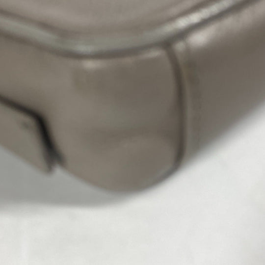 Dior business bag leather gray Pouch logo mens Used Authentic