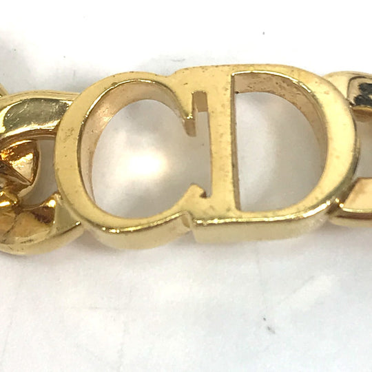Christian Dior Necklace metal gold Danseuse Etoile Choker mens Used Authentic