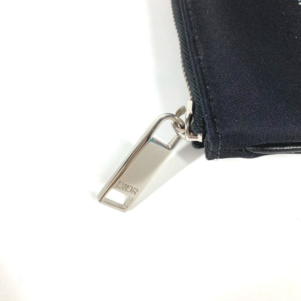 Dior Clutch bag Nylon black PETER DOIG PETER DOIG logo mens Used Authentic