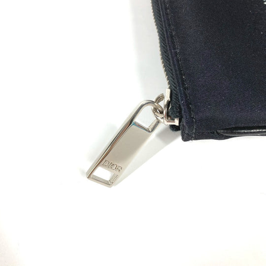 Dior Clutch bag Nylon black PETER DOIG PETER DOIG logo mens Used Authentic