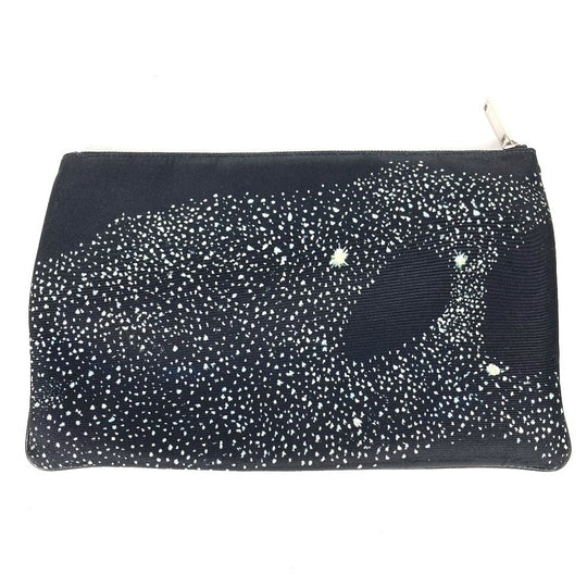 Dior Clutch bag Nylon black PETER DOIG PETER DOIG logo mens Used Authentic