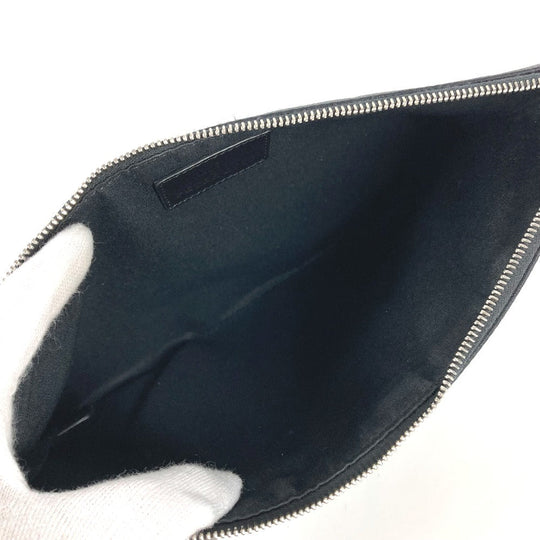 Dior Clutch bag Nylon black PETER DOIG PETER DOIG logo mens Used Authentic