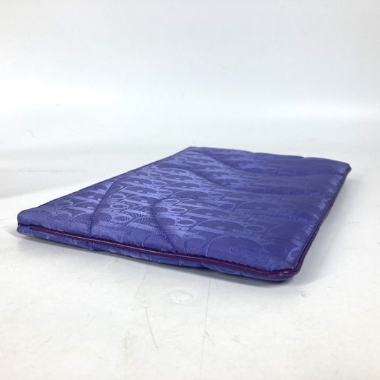 Dior Clutch bag Nylon purple ERL collaboration Oblique logo mens Used Authentic