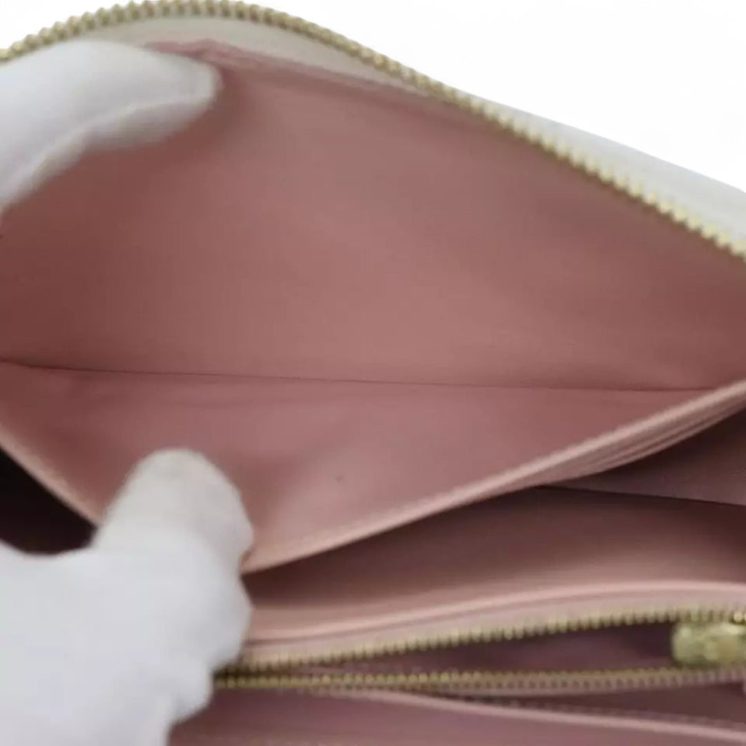 Louis Vuitton Monogram Garden Zippy Wallet White Multicolor Long Women's Wallet