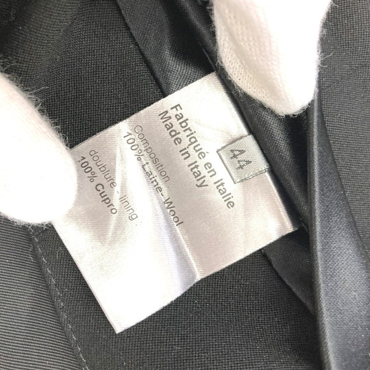 Dior belt Wool, Cupra black 2 button Cummerbund Belt mens 44 Used Authentic