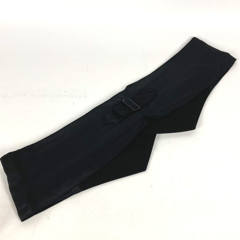 Dior belt Wool, Cupra black 2 button Cummerbund Belt mens 44 Used Authentic