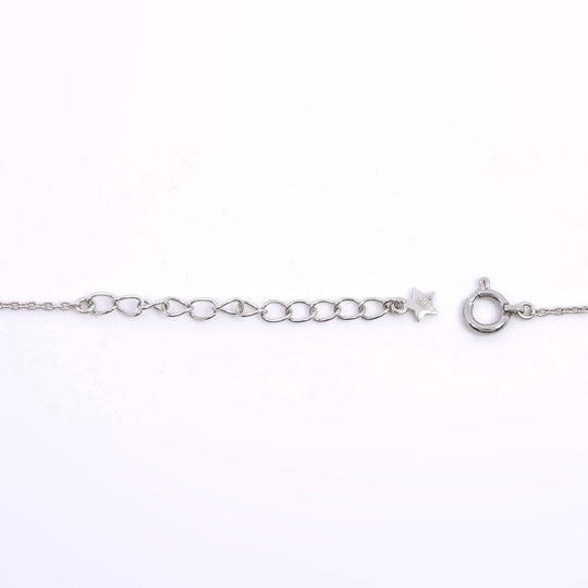 STAR JEWELRY Necklace Pt950Platinum multicolor Multi stone Star Women Used Authentic