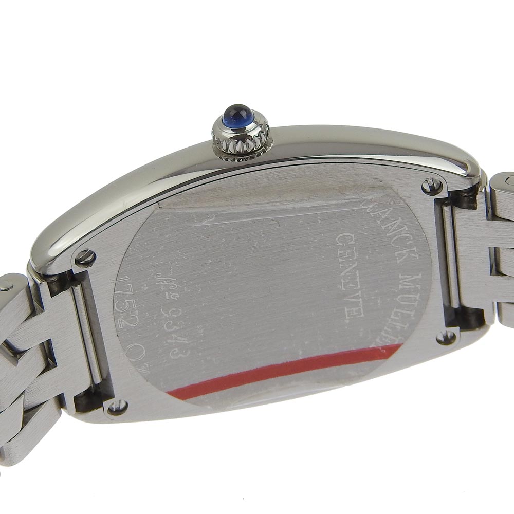 FRANCK MULLER Watches Quartz 1752QZ Stainless Steel Silver Tonocar Vex black dial Women Used Authentic