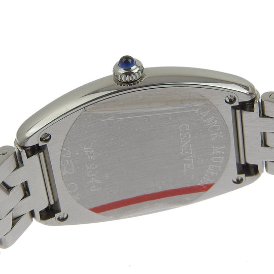 FRANCK MULLER Watches Quartz 1752QZ Stainless Steel Silver Tonocar Vex black dial Women Used Authentic