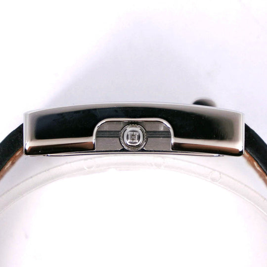 HERMES Watches Quartz BE1.210 Stainless Steel , Leather light blue Belt watch White dial Women Used Authentic
