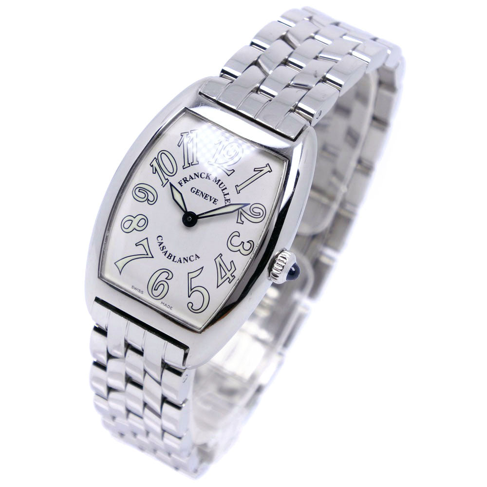 FRANCK MULLER Watches Quartz 1752QZ Stainless Steel Silver Casablanca White dial Women Used Authentic