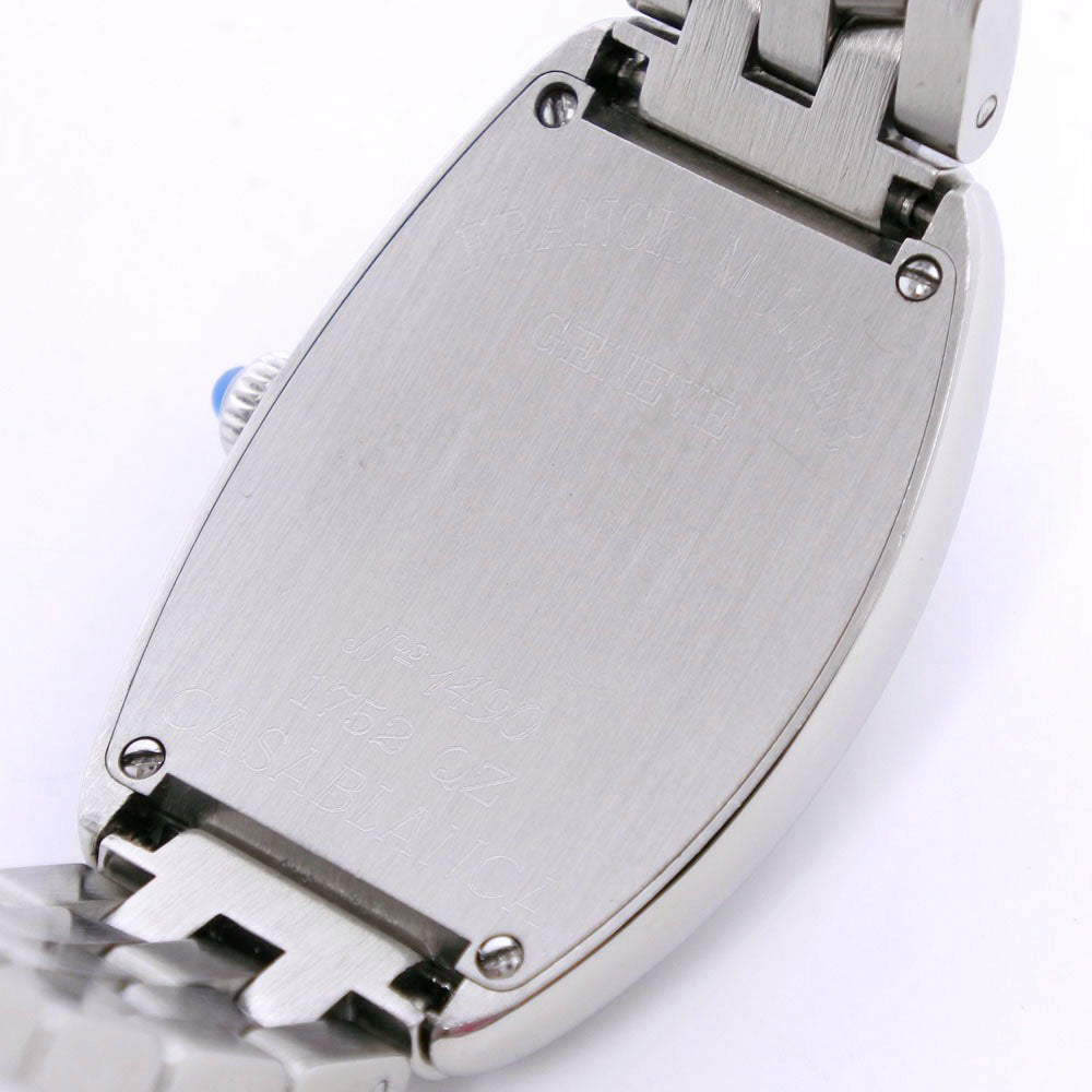 FRANCK MULLER Watches Quartz 1752QZ Stainless Steel Silver Casablanca White dial Women Used Authentic