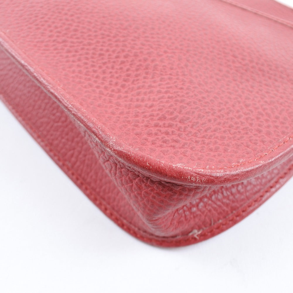 Christian Dior Clutch bag leather Red Women Used Authentic