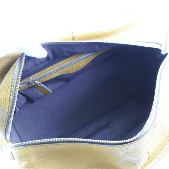 TOD�fS Tote Bag leather yellow Women Used Authentic