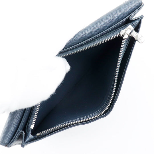 LOUIS VUITTON Long Wallet Purse M60615 Epi Leather Navy blue Portefeuille Blaza mens Used Authentic