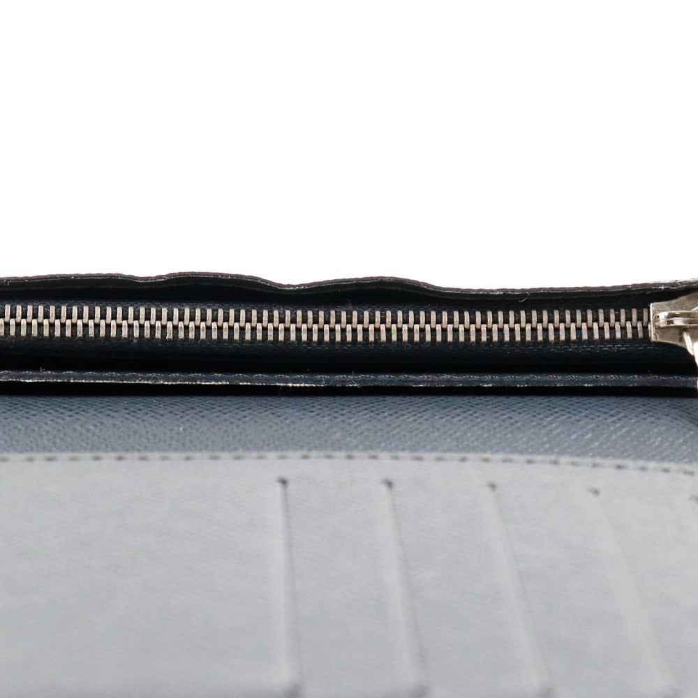 LOUIS VUITTON Long Wallet Purse M60615 Epi Leather Navy blue Portefeuille Blaza mens Used Authentic