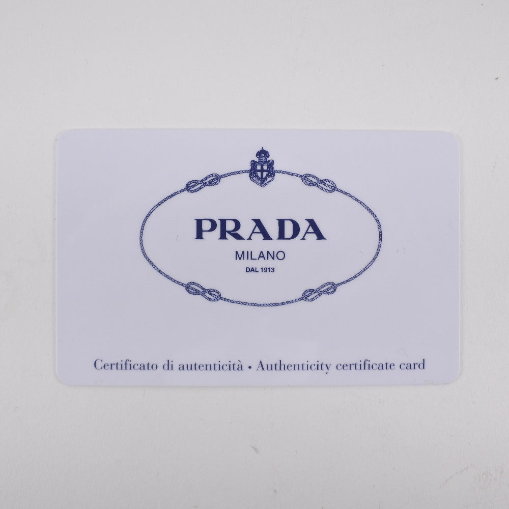 PRADA Long Wallet Purse 2ML220 Safiano Brown Brown Zip Around Women Used Authentic