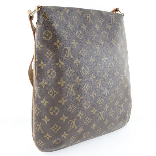 LOUIS VUITTON Shoulder Bag M51256 Monogram canvas Brown Musette Women Used Authentic