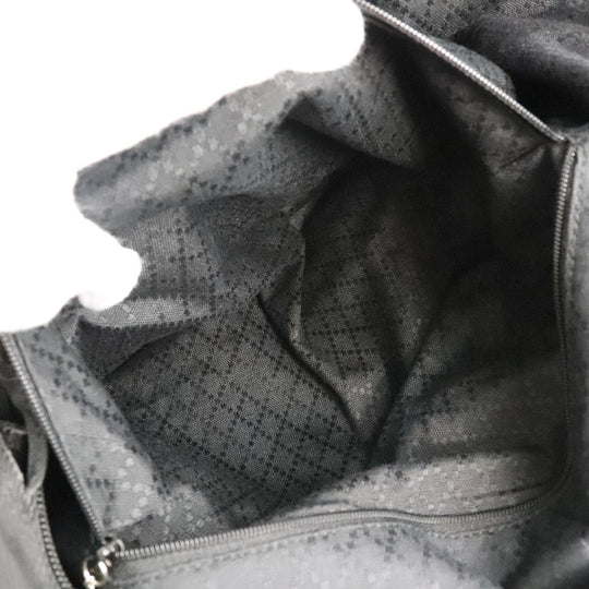 GUCCI Tote Bag 002-2058-0412-5 Nylon canvas, leather black Bamboo bag unisex(Unisex) Used Authentic