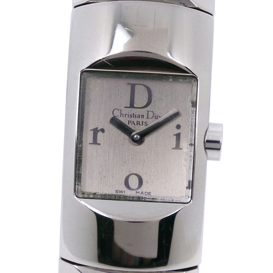 Christian Dior Watches Quartz D102-100 Stainless Steel Silver Diorific Silver dial Women Used Authentic