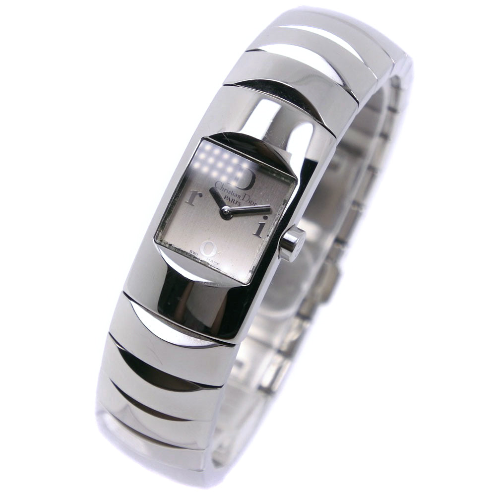 Christian Dior Watches Quartz D102-100 Stainless Steel Silver Diorific Silver dial Women Used Authentic