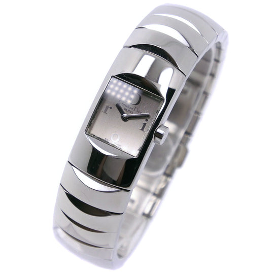 Christian Dior Watches Quartz D102-100 Stainless Steel Silver Diorific Silver dial Women Used Authentic