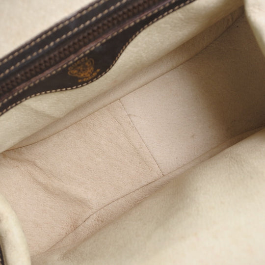 GUCCI Shoulder Bag Calfskin Brown vintage Women Used Authentic