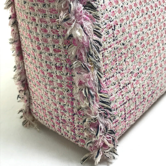 Dior Handbag tweed Pink x purple x white Ginza Limited Le Rose Bonheur (Happy Rose) Lady Dior Women Used Authentic