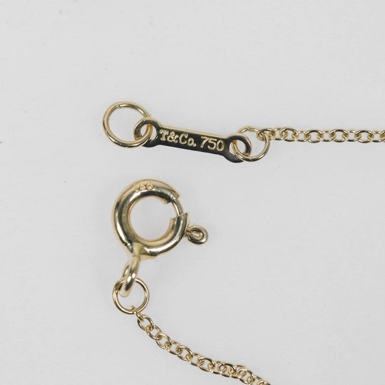 TIFFANY&Co. Necklace K18 Yellow Gold, Diamond gold 4g paloma venice goldoni heart Women Used Authentic