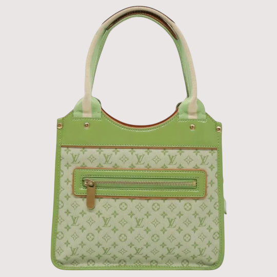 Louis Vuitton Monogram Mini Sac Catline Women's Tote Bag Almond Green
