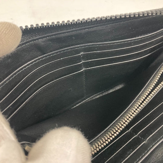 Dior Long Wallet Purse Nylon black KAWS collaboration Women(Unisex) Used Authentic