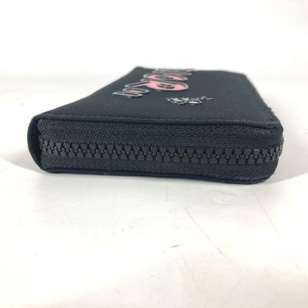 Dior Long Wallet Purse Nylon black KAWS collaboration Women(Unisex) Used Authentic