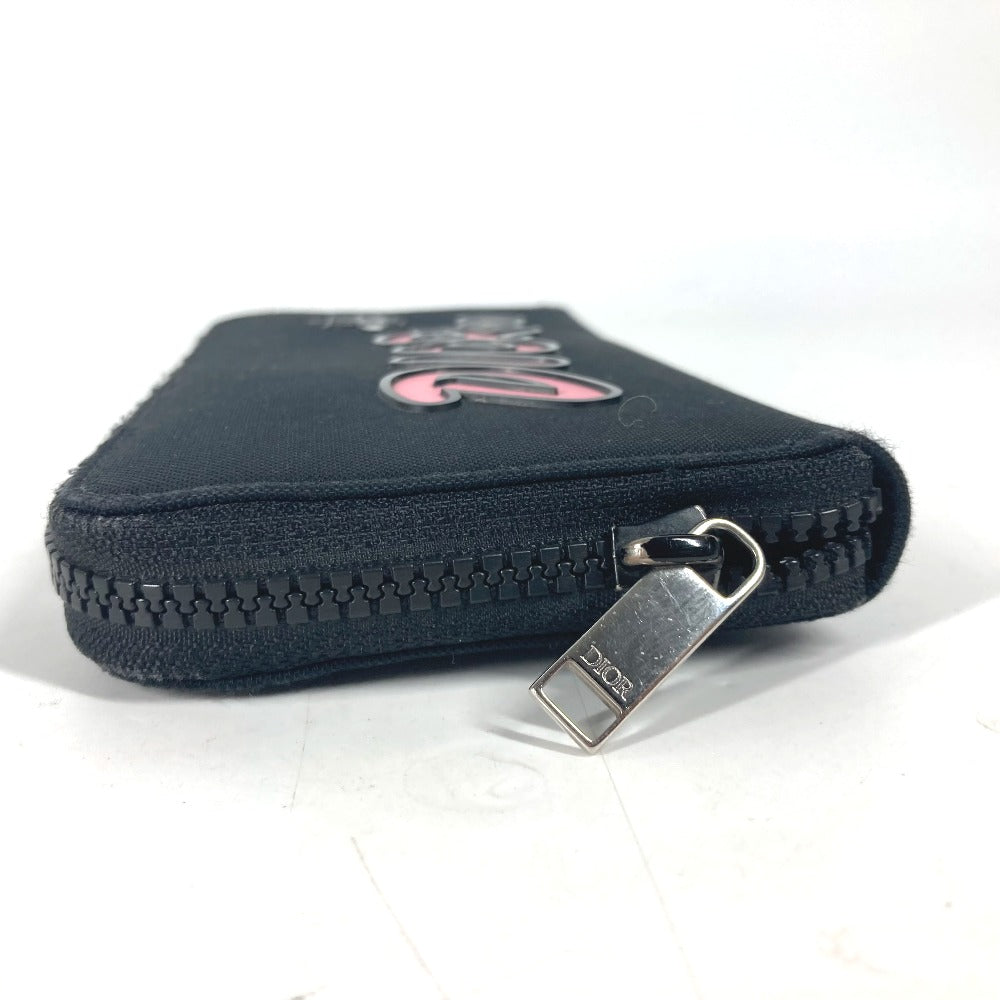 Dior Long Wallet Purse Nylon black KAWS collaboration Women(Unisex) Used Authentic