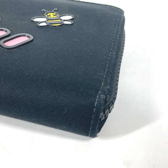 Dior Long Wallet Purse Nylon black KAWS collaboration Women(Unisex) Used Authentic