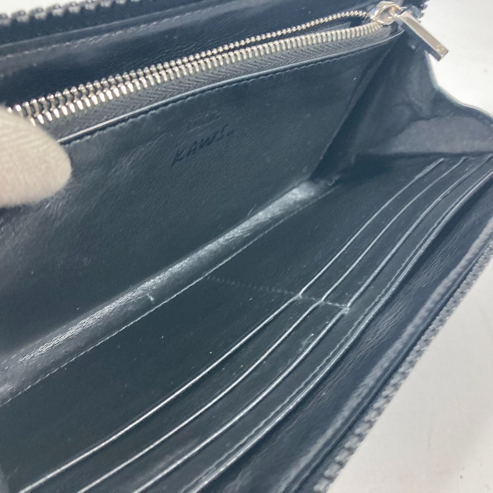 Dior Long Wallet Purse Nylon black KAWS collaboration Women(Unisex) Used Authentic