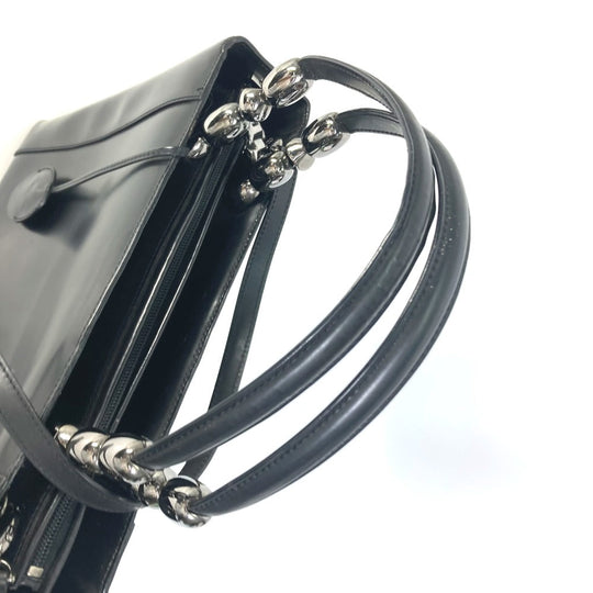 Dior Handbag leather black 2WAY bag Maris Pearl Women Used Authentic