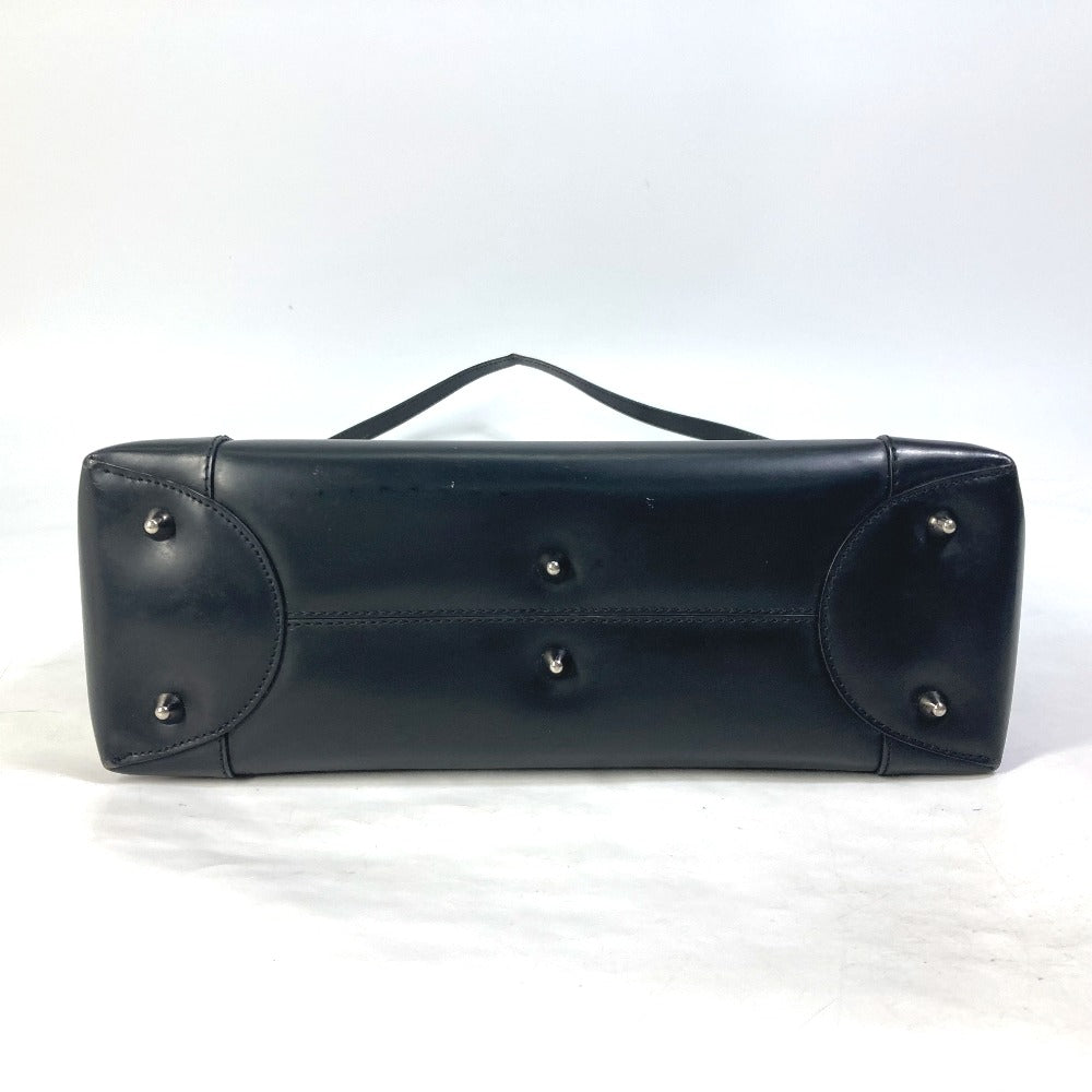 Dior Handbag leather black 2WAY bag Maris Pearl Women Used Authentic