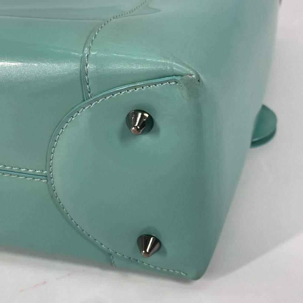 Dior Handbag enamel Light blue Shoulder Bag Shoulder Bag Maris Pearl Women Used Authentic