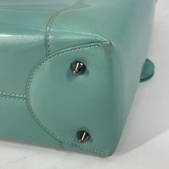 Dior Handbag enamel Light blue Shoulder Bag Shoulder Bag Maris Pearl Women Used Authentic