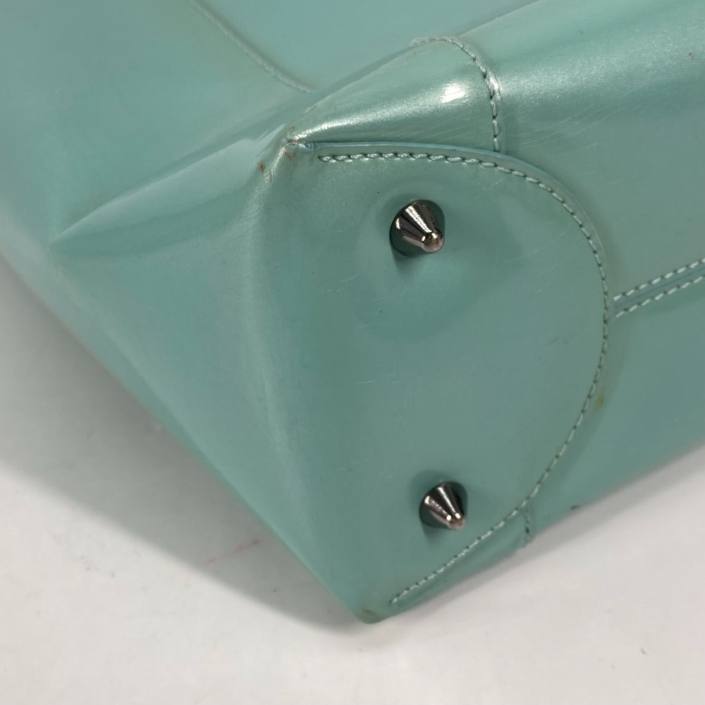 Dior Handbag enamel Light blue Shoulder Bag Shoulder Bag Maris Pearl Women Used Authentic