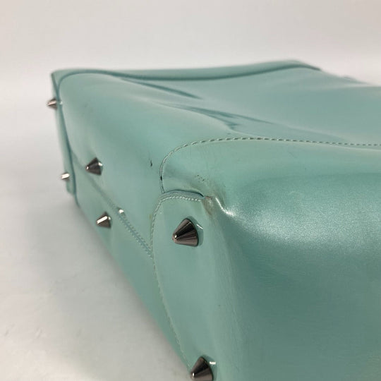 Dior Handbag enamel Light blue Shoulder Bag Shoulder Bag Maris Pearl Women Used Authentic
