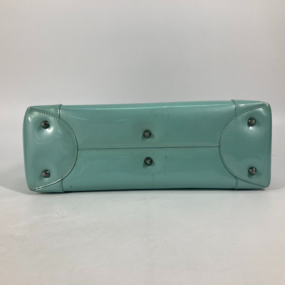 Dior Handbag enamel Light blue Shoulder Bag Shoulder Bag Maris Pearl Women Used Authentic