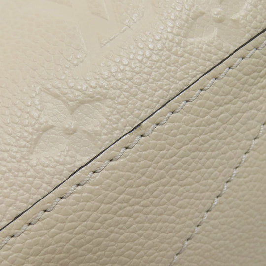 LOUIS VUITTON Handbag M53939 Ann Platt white Montaigne MM Women Used Authentic