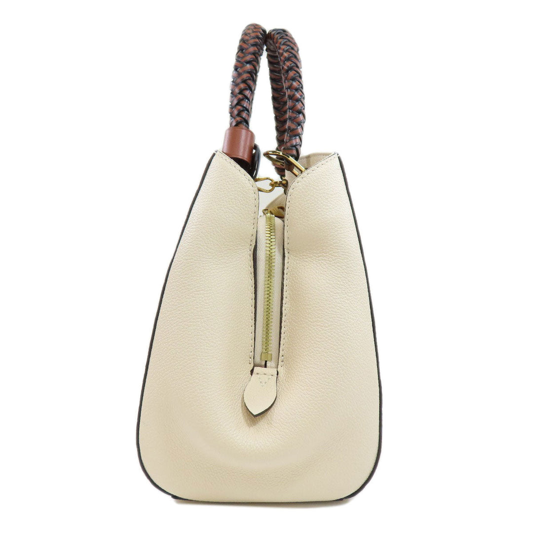 LOUIS VUITTON Handbag M53939 Ann Platt white Montaigne MM Women Used Authentic