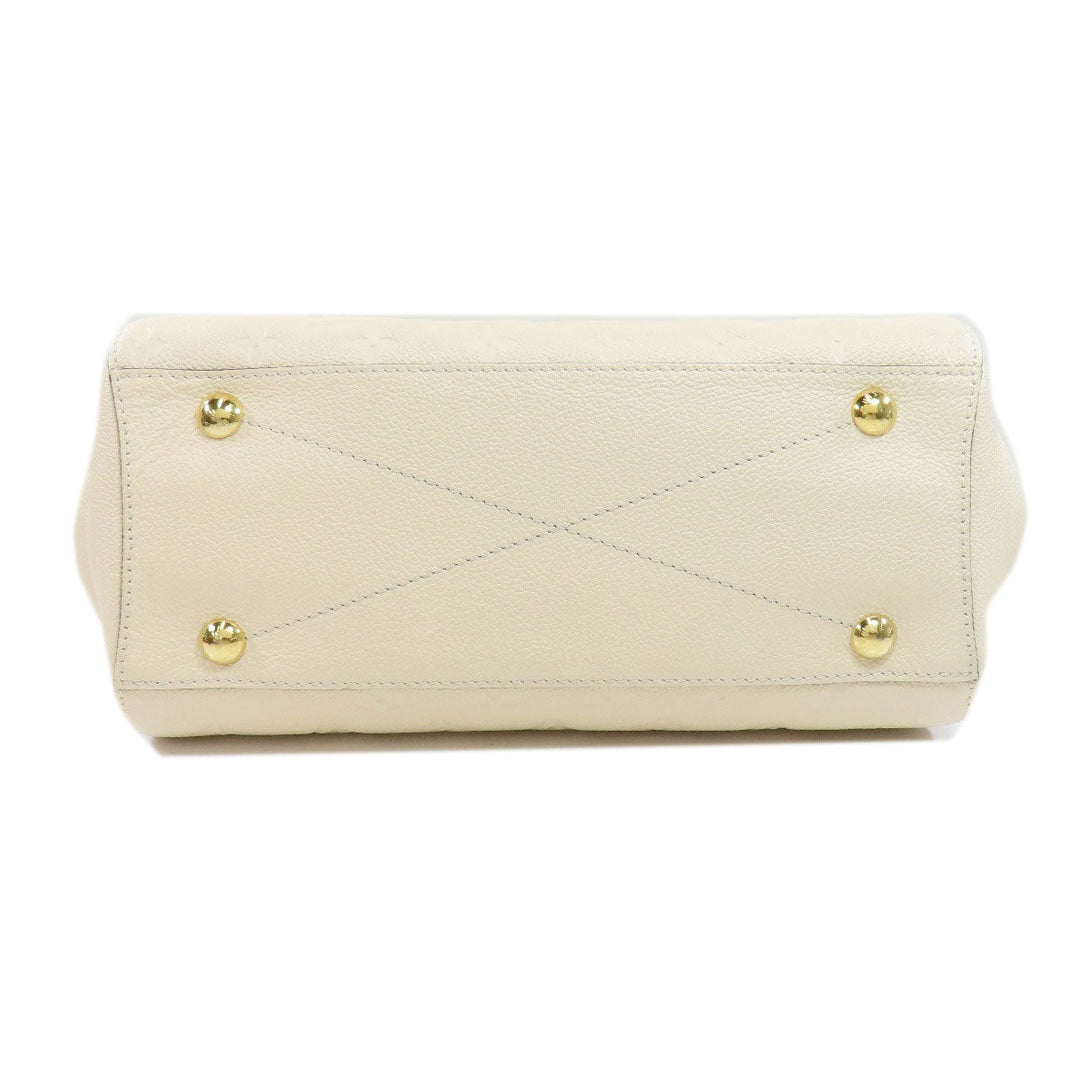 LOUIS VUITTON Handbag M53939 Ann Platt white Montaigne MM Women Used Authentic