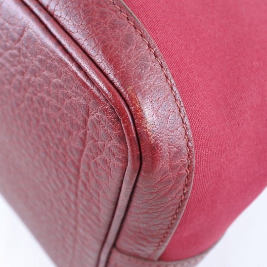 HERMES Handbag Towar Officier Red Garden party PM Women Used Authentic
