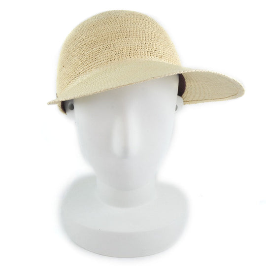 HERMES Other hats 191028N 1858 straw beige Straw hat Women 58 Used Authentic