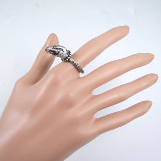 GUCCI Ring Silver Silver ANGER FOREST unisex(Unisex) 12 Used Authentic